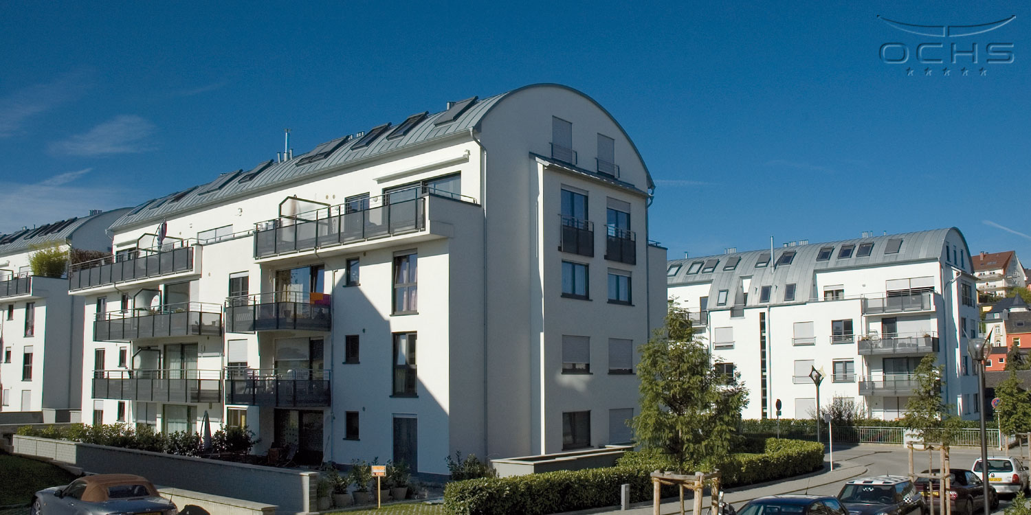 Dachverkleidung aus vorbewitterten Zink-Stehfalz auf Bogendach in Fentange