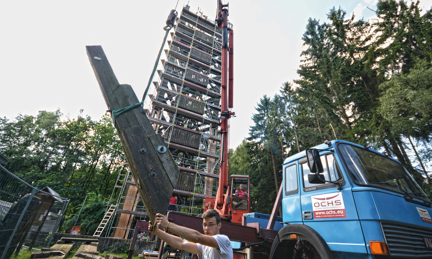 Aussichtsturm in Nümbrecht - Sanierung