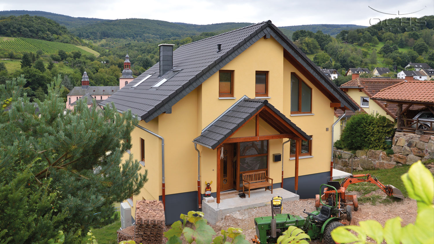 Wohnhaus in Holzbauweise in Oberheimbach