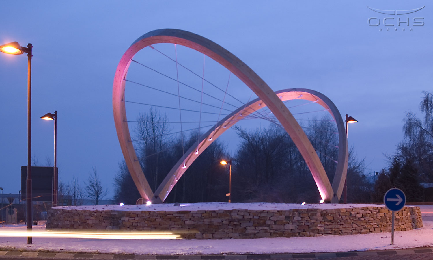 Roundabout in Kirchberg