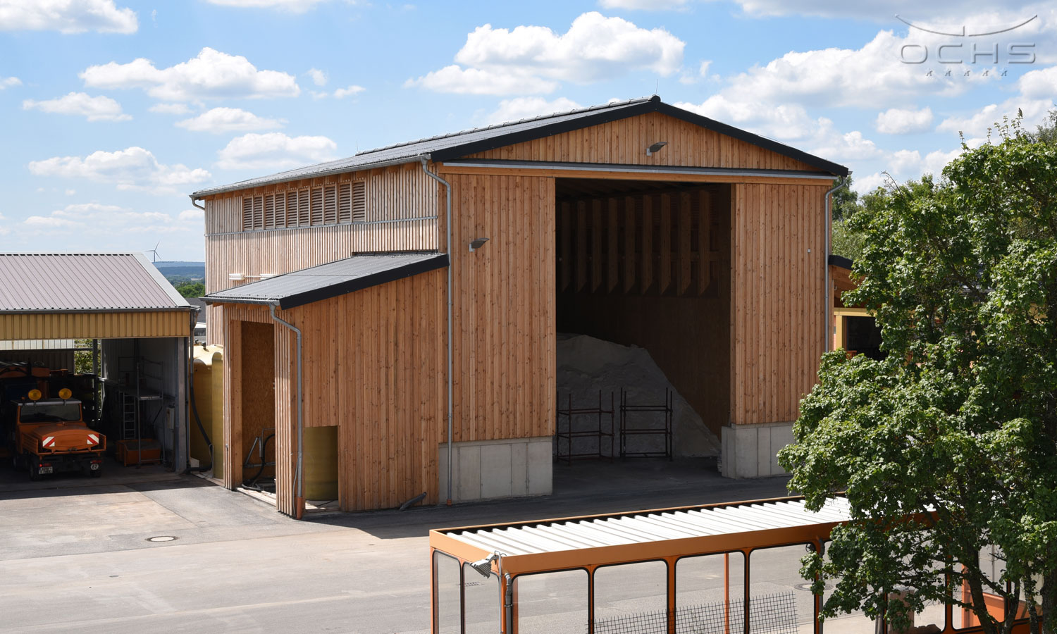 Salt storage depot in Simmern