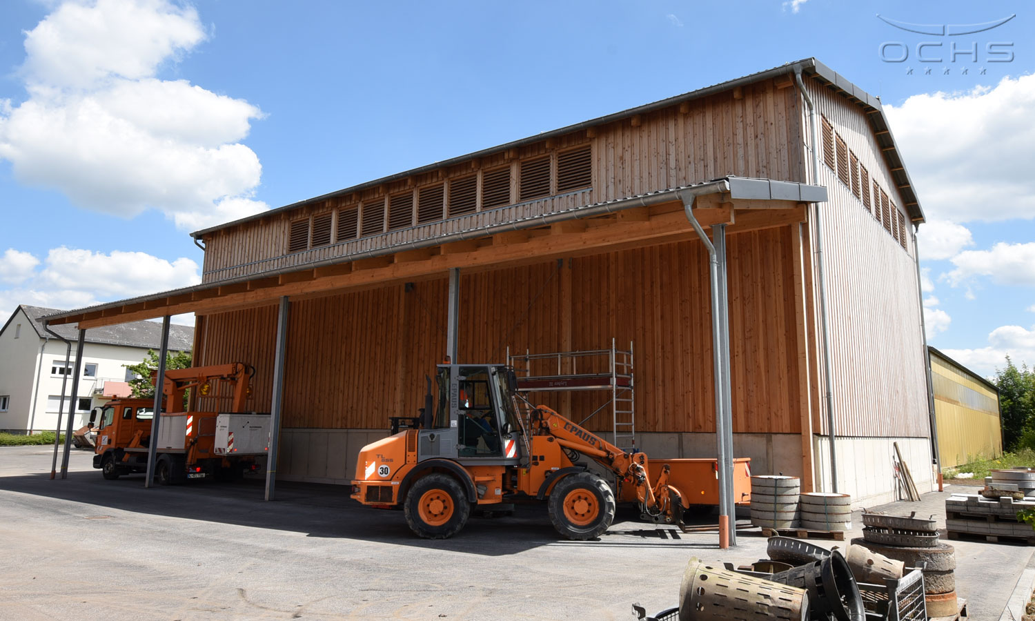 Salt storage depot in Simmern