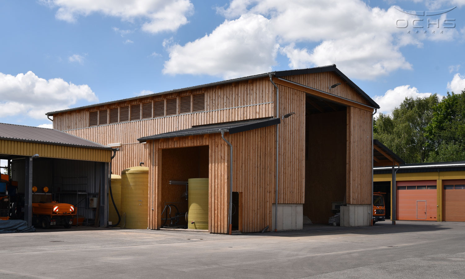 Salt storage depot in Simmern