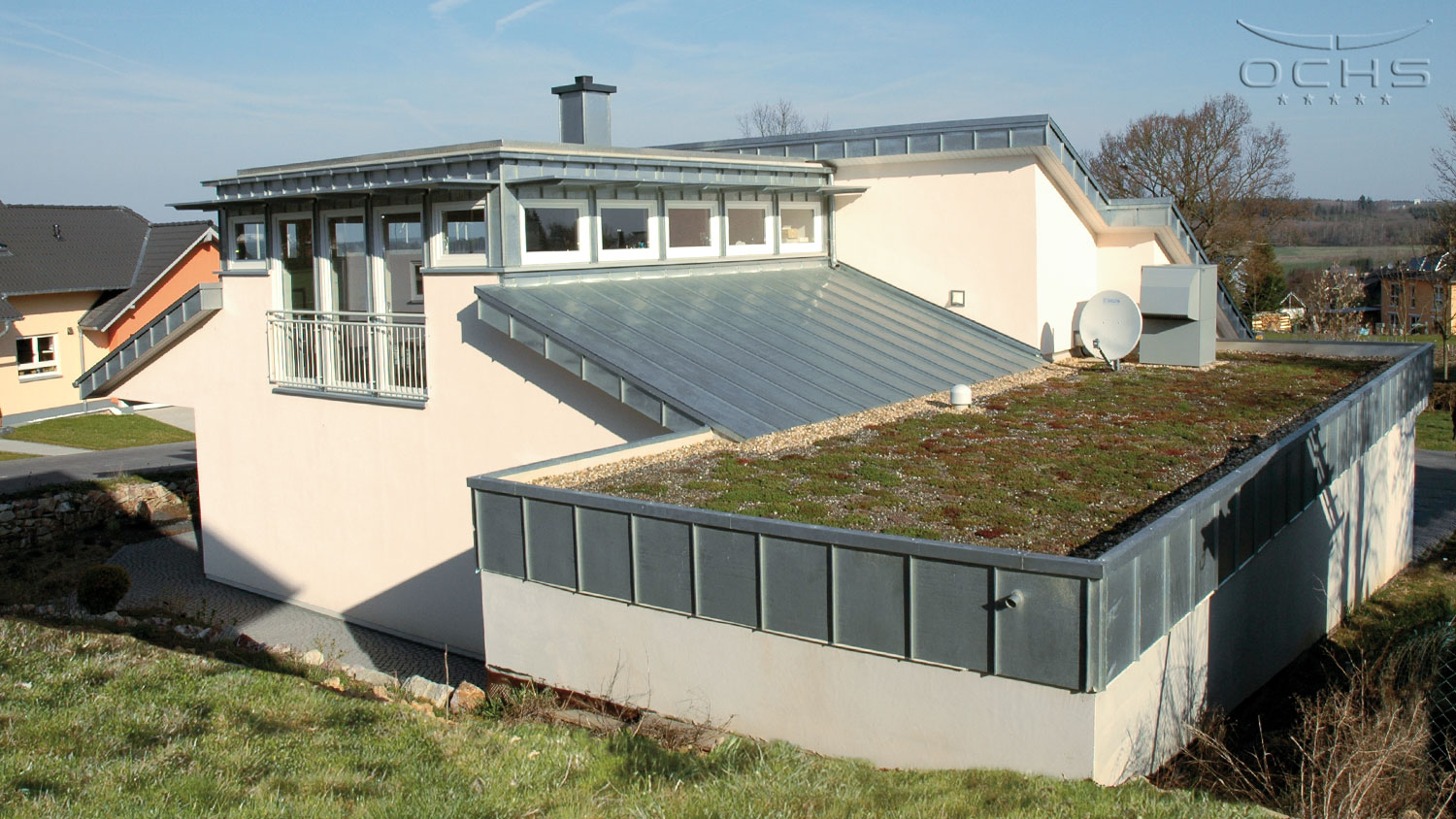 Barrierefrei Wohnen in Kirchberg - Dach