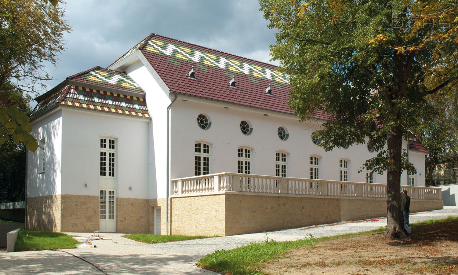 Sanierung Batiment Schéiss in Luxemburg - Außenansicht