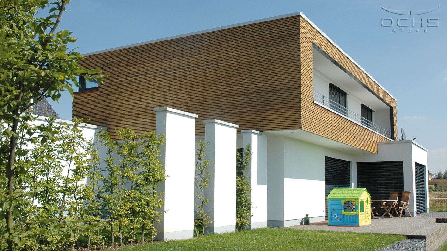 Wohnhaus mit Holzfassade in Simmern
