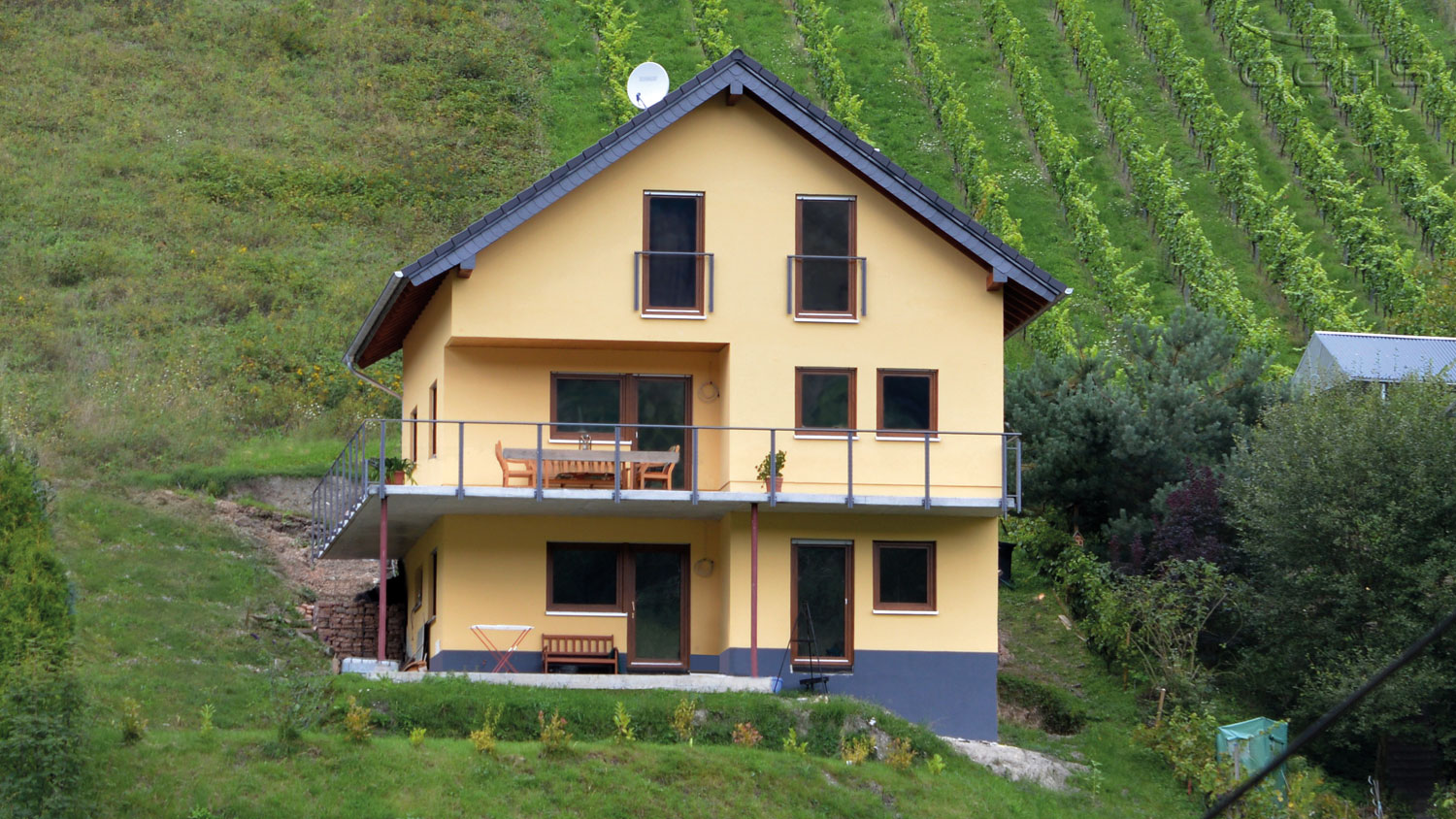 Wohnhaus in Holzbauweise in Oberheimbach - Klassische Architektur