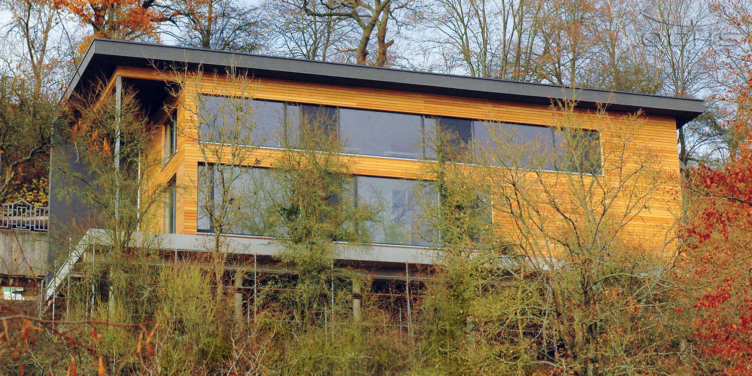 Wohnhaus im Steilhang in Simmern - Holzrahmenbau