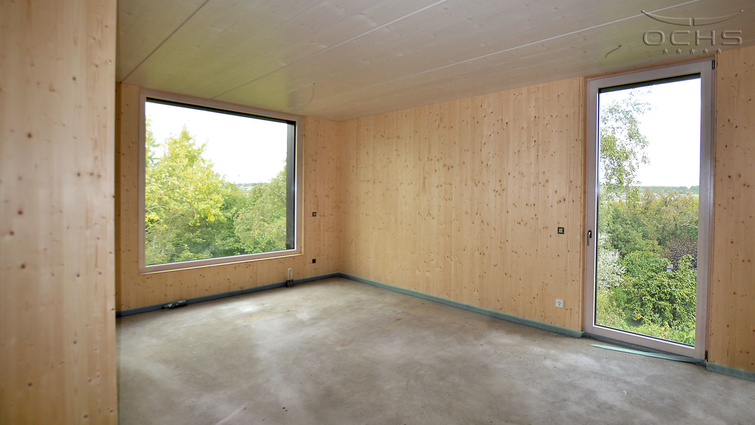 Wohnhaus in Holzbauweise in Mamer - Schlafzimmer